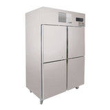 Thermaster TROPICAL 4 x Half door SS Fridge - SUC1000 - Whisk Hospitality - SUC1000