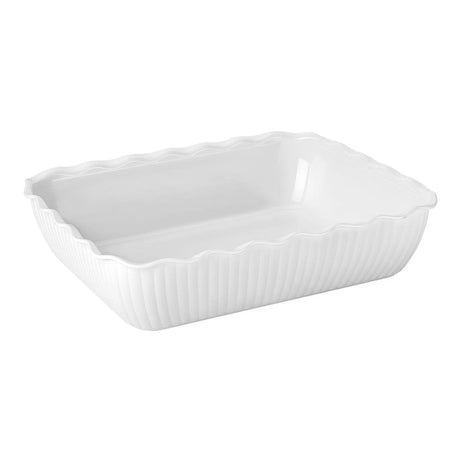Olympia Kristallon Large Salad Crock White SAN - 4.25Ltr HY801 - Whisk Hospitality - HY801