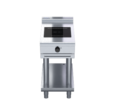 Waldorf 800 Series Inl8100R5 Ls 450Mm Electric Induction Cooktop Low Back Version Leg Stand - Whisk Hospitality - INL8100R5-LS
