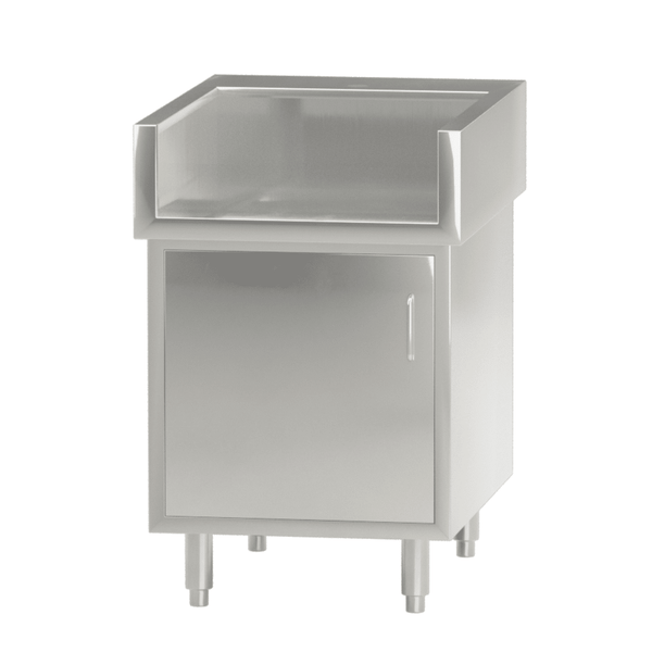 Modular System Single Door Stainless Steel Cabinet with Splash Guard - WCB8 - 0600 - Whisk Hospitality - WCB8-0600