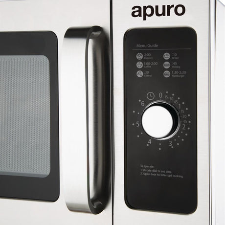 Apuro Commercial Microwave - Manual Light Duty - 25Ltr FB861 - A - Whisk Hospitality - FB861-A