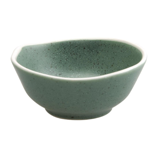 Olympia Chia Green Dipping Dish 80x35(H)mm 3.1x1.3" 70ml 2.5oz (Box 12) DR806 - Whisk Hospitality - DR806