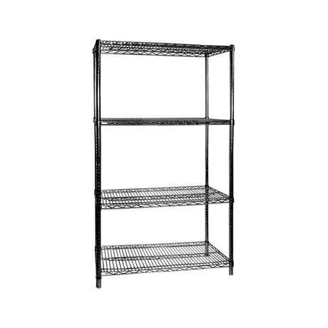 B24/60 Four Tier Shelving - 610 mm deep x 1880 high x 1525 width - Whisk Hospitality - B24/60