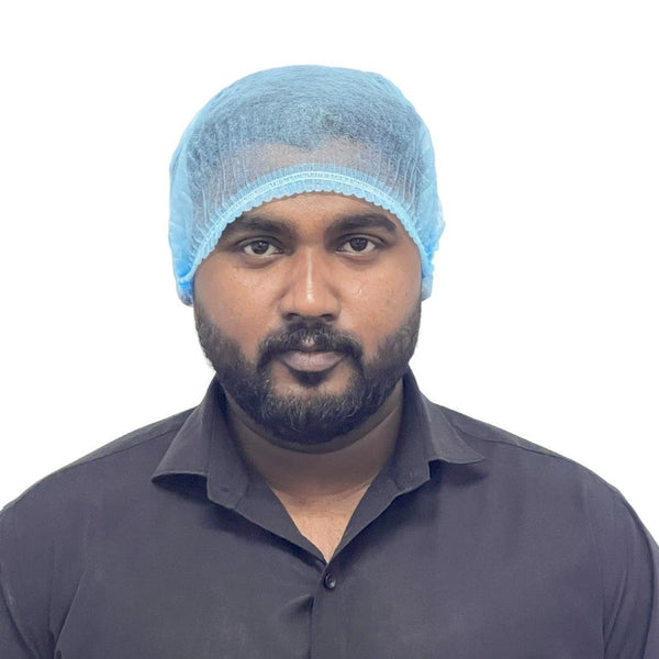 Hygiplas Hair Net - Blue (Pack 50) HZ505 - Whisk Hospitality - HZ505