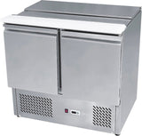 Atosa 2 DOORS SLIDING LID SALADETTE FRIDGE SIZE 900 MM ESL3800 - Whisk Hospitality - ESL3800