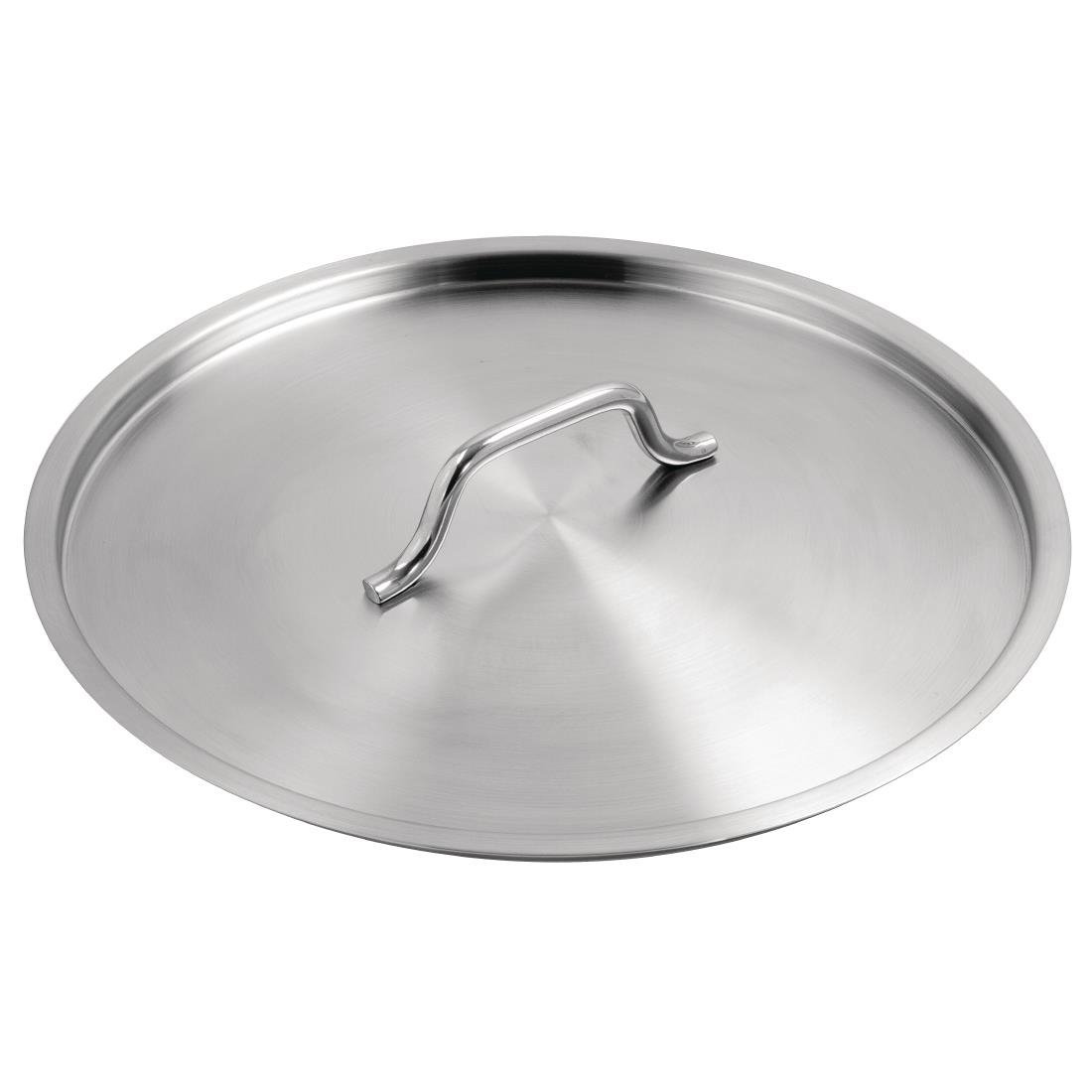 Vogue Lid St/St - 360mm 14 1/2" T147 - Whisk Hospitality - T147