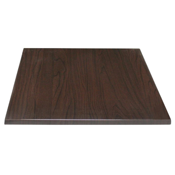 Bolero Square 700mm Table Top (Dark Brown) GG639 - Whisk Hospitality - GG639