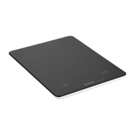 Vogue Digital Black Rectangular Scale 10kg/22lbs Grad 1g kg/lbs FS488 - Whisk Hospitality - FS488