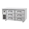 Skipio SUF15 - 3D - 6 Undercounter Drawer Freezer 425 Ltr - Whisk Hospitality - SUF15-3D-6