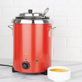 Apuro Soup Kettle Red with handles GH227 - A - Whisk Hospitality - GH227-A