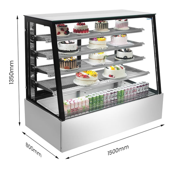 Bonvue Deluxe Chilled Display Cabinet - SLP850C - Whisk Hospitality - SLP850C