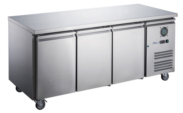 FED-X S/S Three Door Bench Freezer - XUB6F18S3V - Whisk Hospitality - XUB6F18S3V