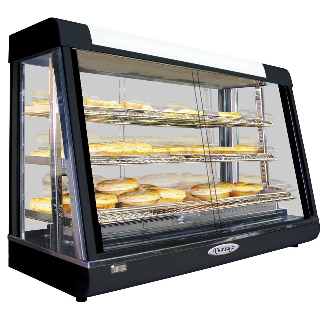 Benchstar Pie Warmer & Hot Food Display - PW - RT/660/TGE - Whisk Hospitality - PW-RT/660/TGE