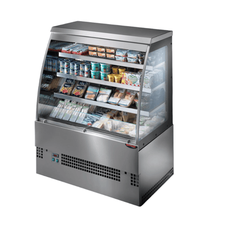 Tecnodom EVO Grab'n Go Self - Serve Curve Display TDEVO - 150S - Whisk Hospitality - TDEVO-150S
