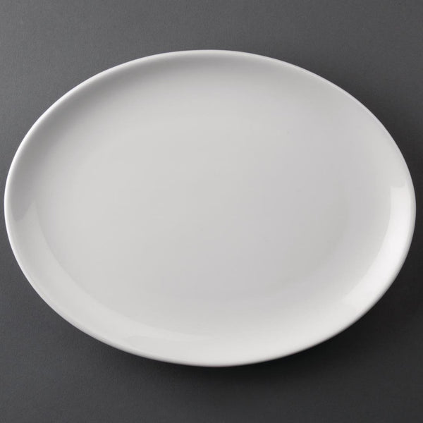 Olympia Athena Oval Coupe Plate - 254x197mm (Box 12) CC211 - Whisk Hospitality - CC211