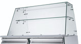 FED - X Two Door Salad Prep Fridge with Glass Top - XS900GC - Whisk Hospitality - XS900GC