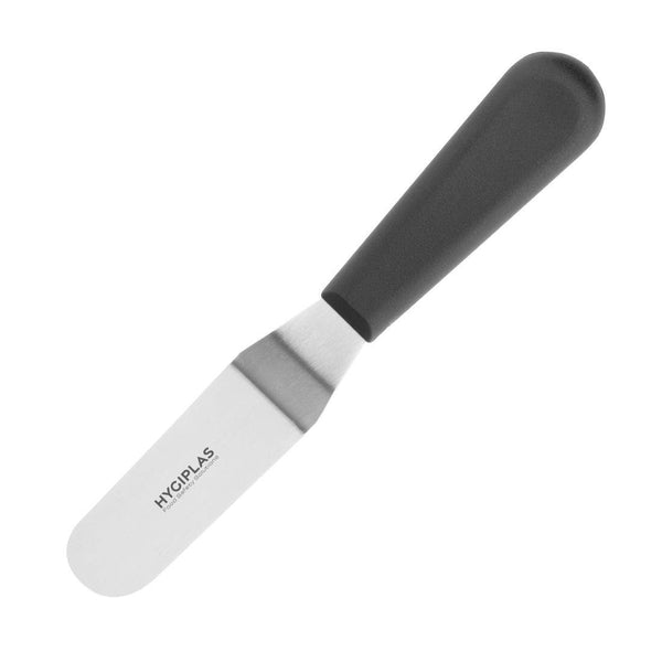 Hygiplas Palette Knife Cranked Black - 10.1cm D420 - Whisk Hospitality - D420