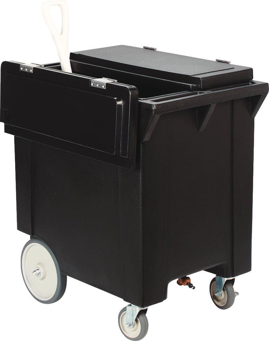 IC222003 Carlisle Cateraide™ Black Ice Caddy on Castors 90kg ice capacity 781mm x 559mm x 927mm - Whisk Hospitality - IC222003