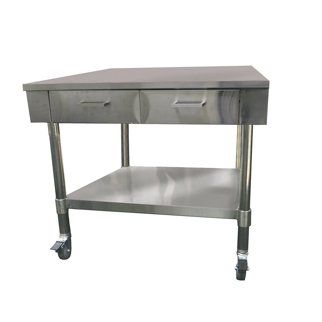 Work bench with 2 drawers and undershelf - SWBD7 - 2 - Whisk Hospitality - SWBD7-2