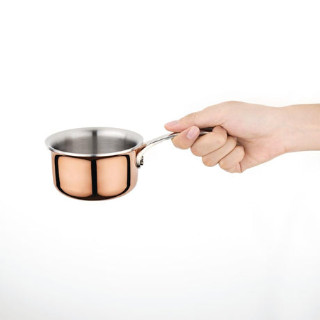 Vogue Copper Mini Saucepan - 90mm dia GG756 - Whisk Hospitality - GG756