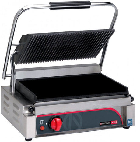 Anvil Panini Press Single Ribbed Top Flat Bottom TSS2000 - Whisk Hospitality - TSS2000