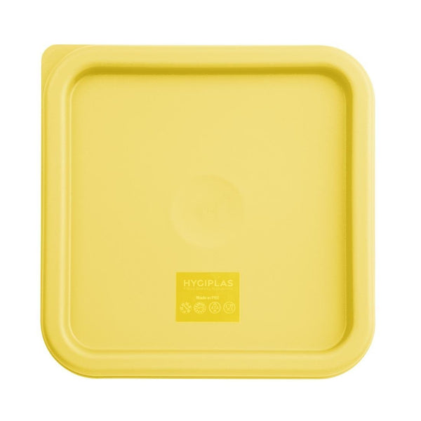 Hygiplas Lids Medium Yellow FX138 - Whisk Hospitality - FX138
