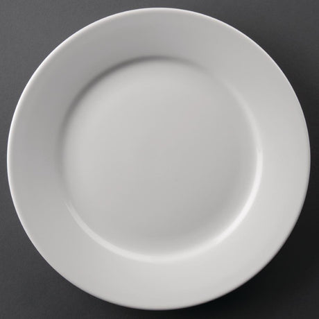 Olympia Athena Wide Rimmed Plate - 228mm (Box 12) CC208 - Whisk Hospitality - CC208