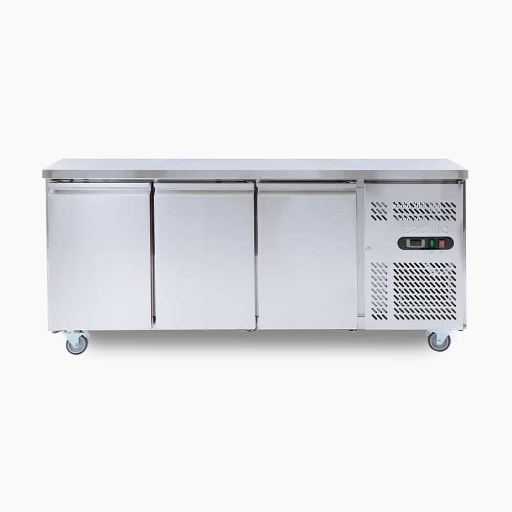 Bromic Under Bench Fridge - 417L - 3 Doors - Stainless Steel - Whisk Hospitality - UBC1795SD-NR