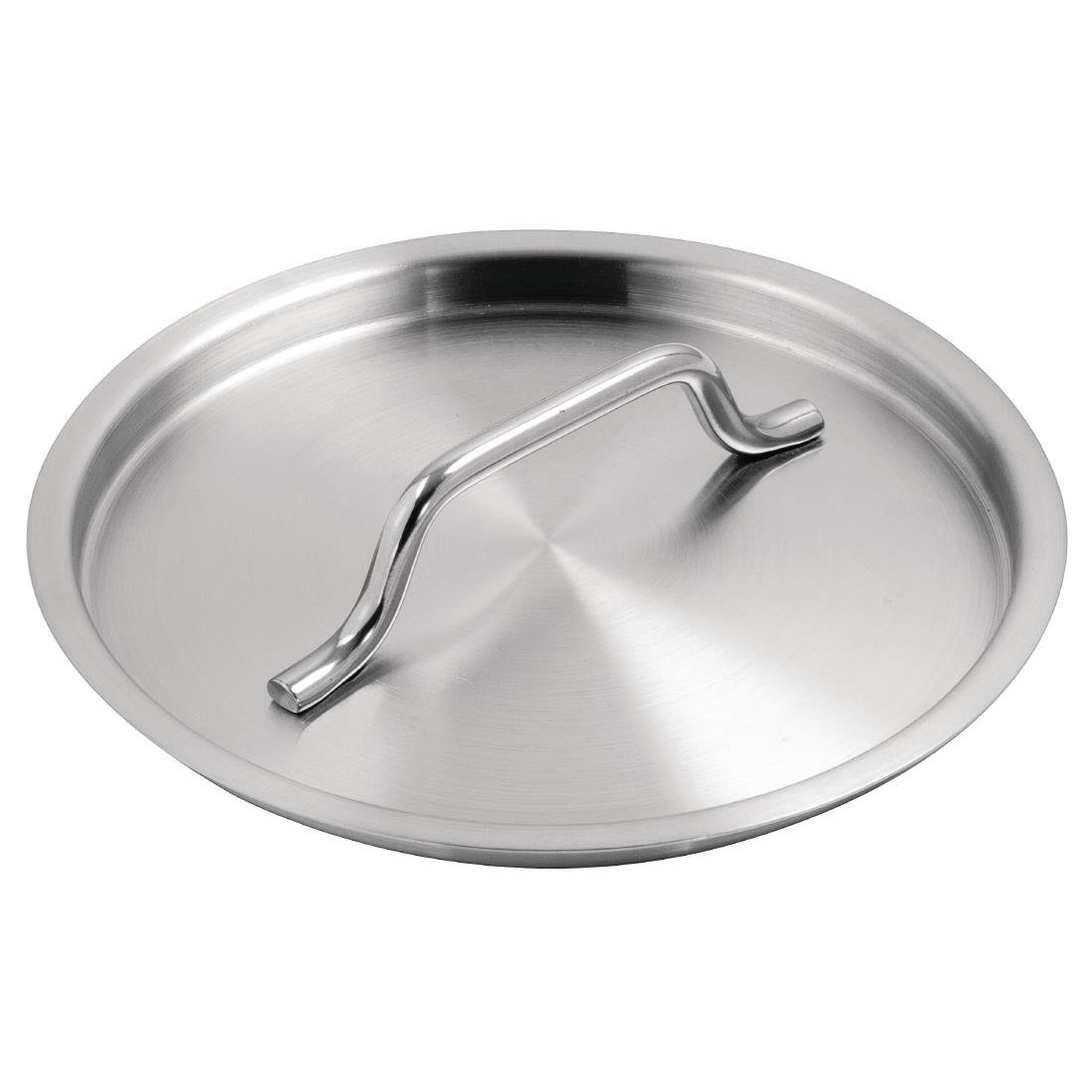 Vogue Lid St/St - 160mm 6" M948 - Whisk Hospitality - M948