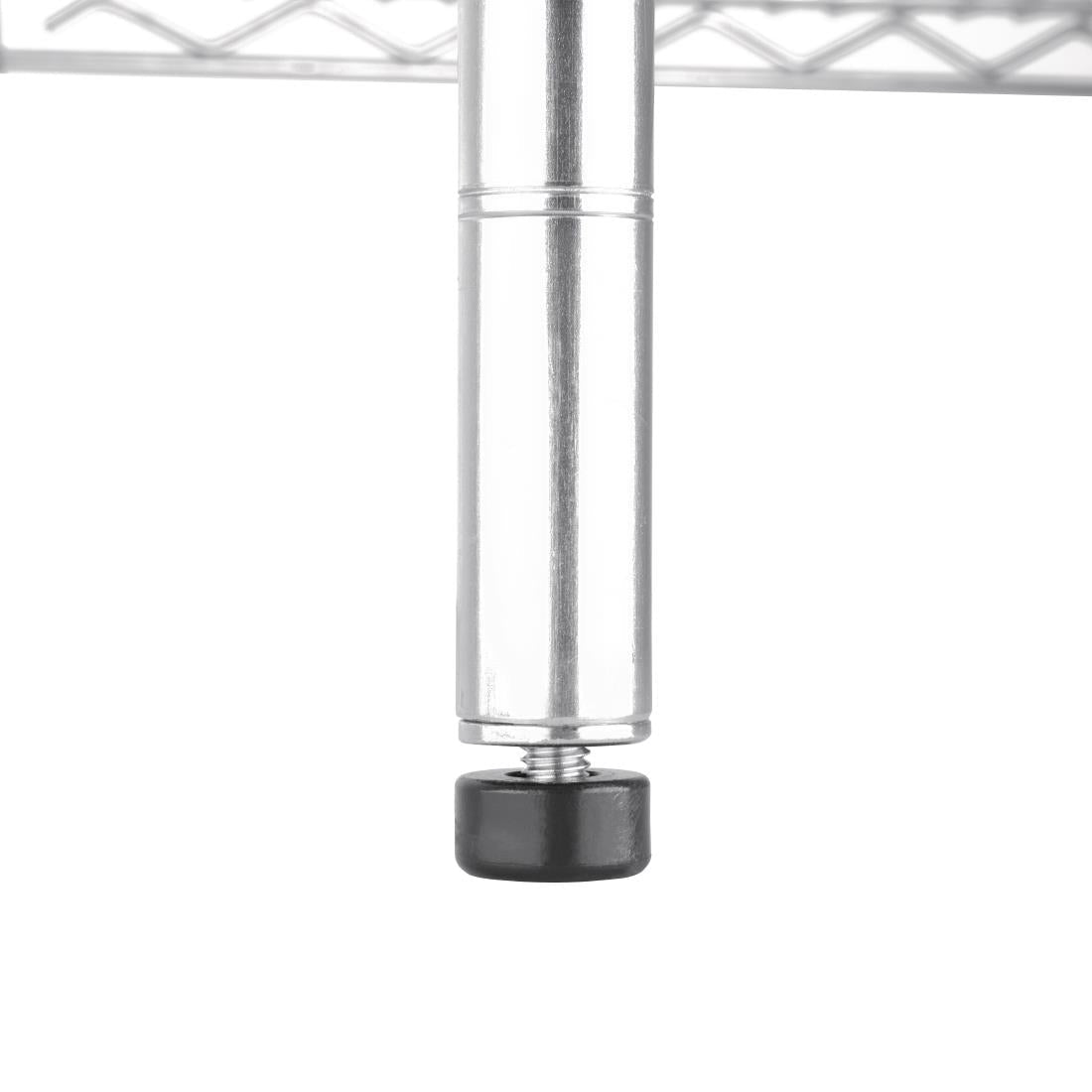 Vogue Flat Pack 4 Shelf Unit St/St - 610x1220mm U257 - Whisk Hospitality - U257