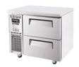 Turbo Air KUF9 - 2D - 2 - N(HC) Undercounter Freezer - Whisk Hospitality - 3PA-7688-TUR-KUF9-2D-2-N(HC)