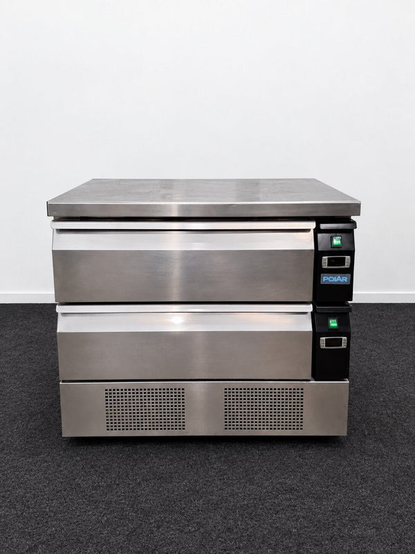 Polar DA996-A 2 Drawer Counter Fridge Freezer - Whisk Hospitality - 796547