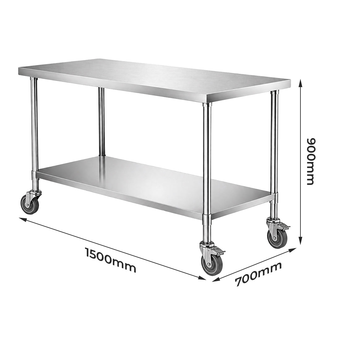 WBM7-1500/A Mobile Workbench - Whisk Hospitality - WBM7-1500/A