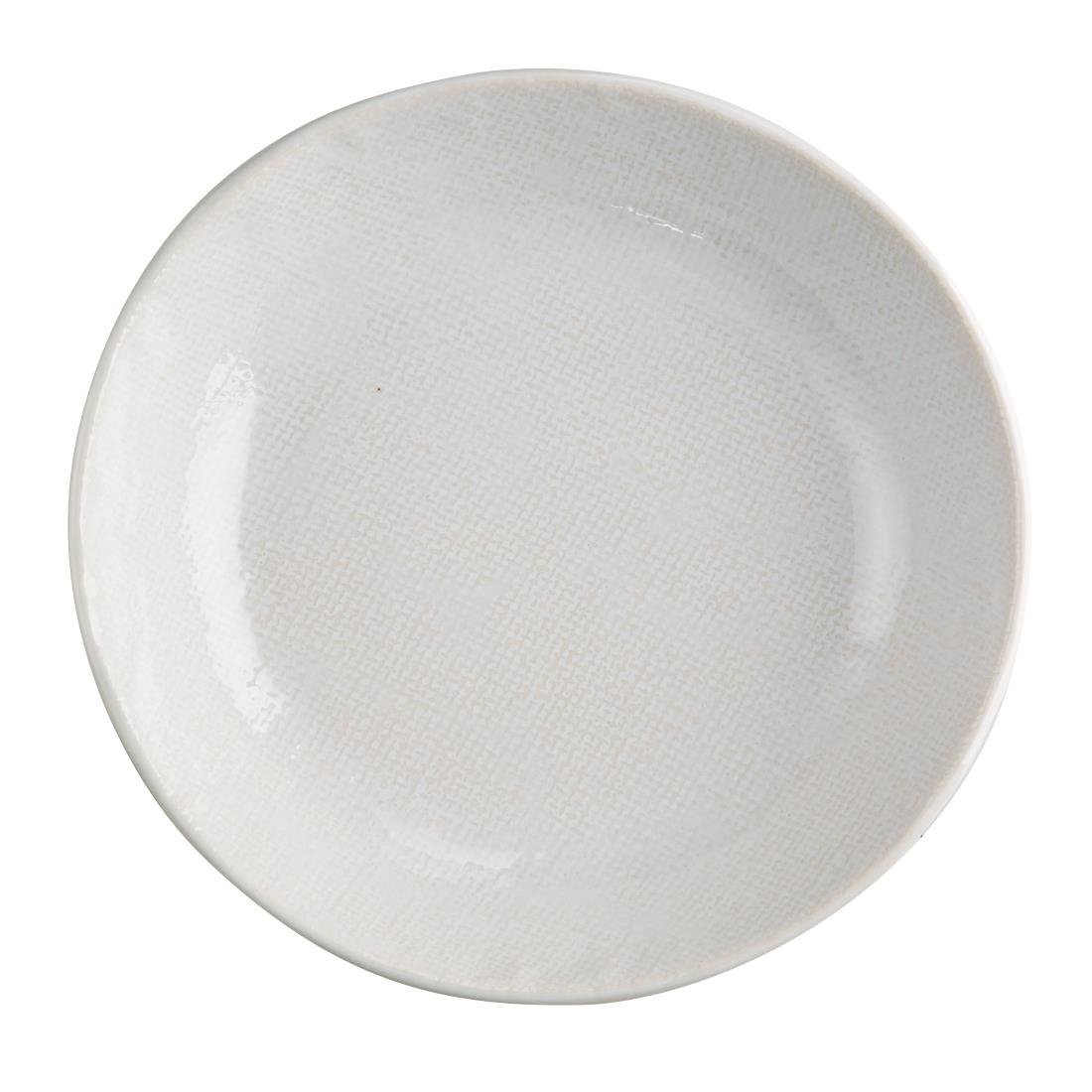 Olympia Denim White Coupe Bowl - 220x46mm (Box 6) FU228 - Whisk Hospitality - FU228