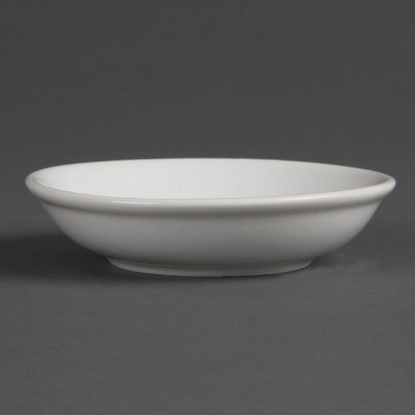 Olympia Whiteware Soy Dish - 10cm 4" (Box 12) CB494 - Whisk Hospitality - CB494
