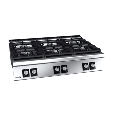 Fagor Kore 900 Series Gas 6 Burner - C - G960H - Whisk Hospitality - C-G960H