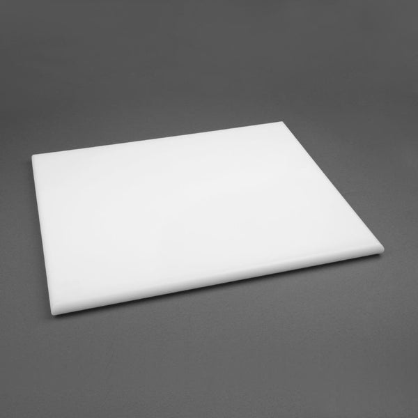 Hygiplas Extra Thick High Density Chopping Board White - 600x450x25mm J044 - Whisk Hospitality - J044
