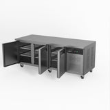 AG Three Door Commercial Worktop / Under Bench Fridge 800mm Depth PAX3100TN - Whisk Hospitality - PAX3100TN