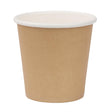 Fiesta Recyclable Hot Cup Single Wall Kraft 114ml (Box 1000) GP447 - Whisk Hospitality - GP447