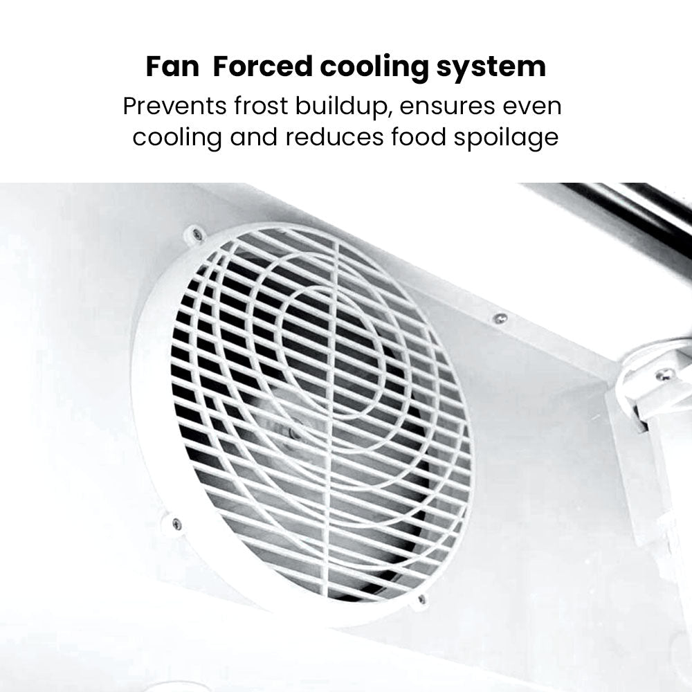 Thermaster Single Glass Door Black Colourbond Upright Drink Fridge - LG - 540BP - Whisk Hospitality - LG-540BP