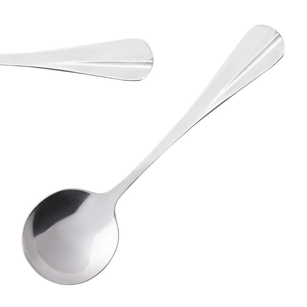 Olympia Baguette Soup Spoon St/St (Box 12) D601 - Whisk Hospitality - D601