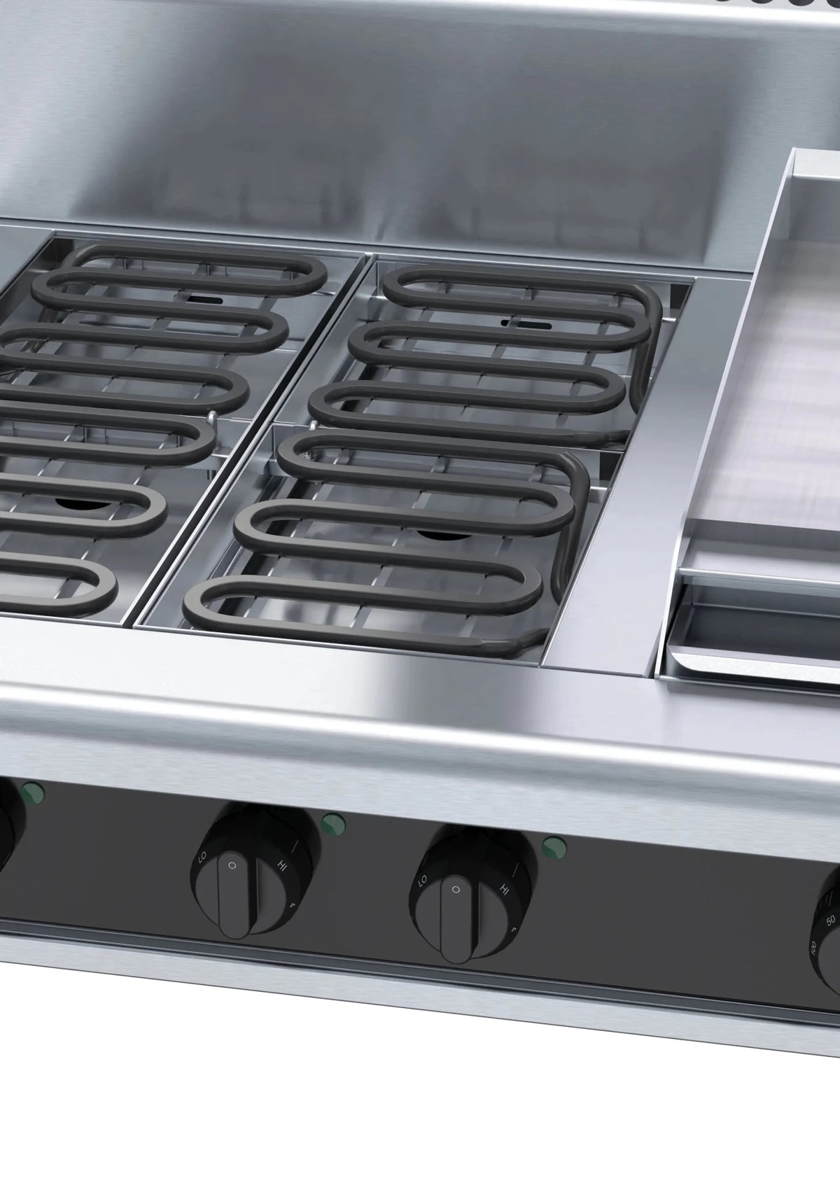 Waldorf Bold Rnb8603E B 900Mm Electric Cooktop Bench Model - Whisk Hospitality - RNB8603E-B