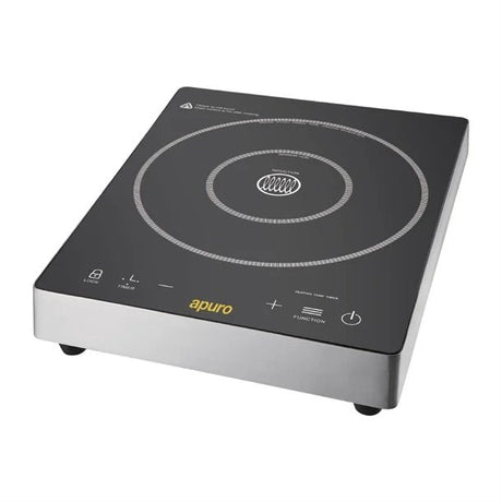 Apuro Touch Control Single Induction Hob - 3kW DF825 - A - Whisk Hospitality - DF825-A