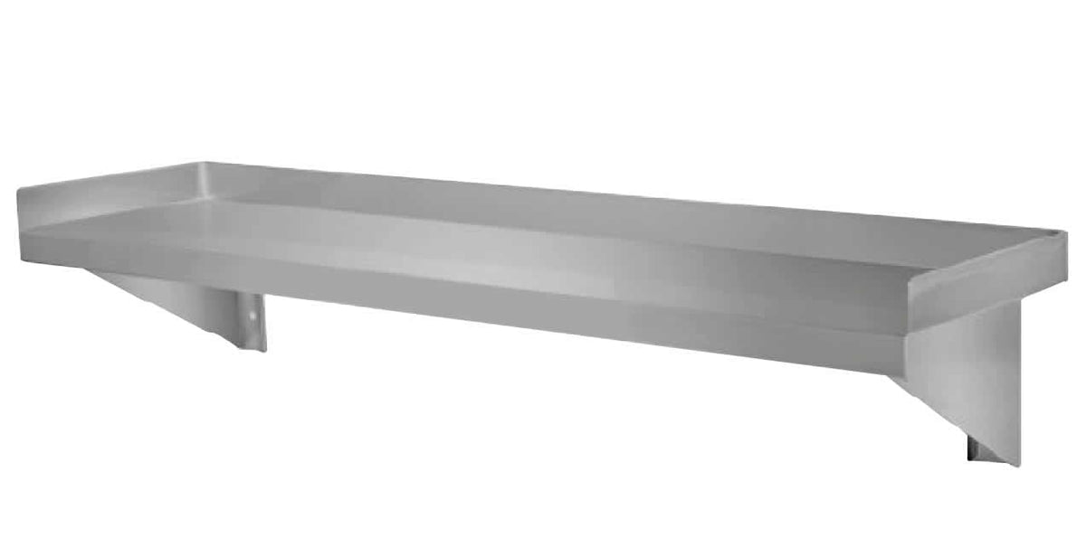 Mixrite SOLID WALL SHELVES W600 X D300 X H255 SWS06 - Whisk Hospitality - SWS06