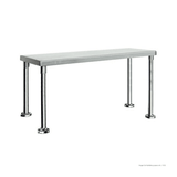Single Tier 400mm Deep Workbench Overshelf 450mm High WBO1 - 1800 - 400 - Whisk Hospitality - WBO1-1800-400