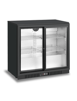 Atosa 2 sliding doors back bar cooler - Whisk Hospitality - BB-208SEC
