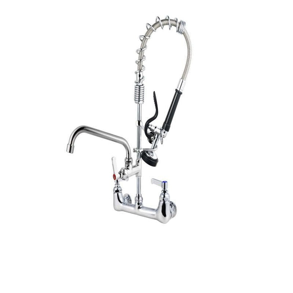 Commercial Faucet with Pre-Rinse Sprayer - 635*360*300mm Wall-Mounted - Whisk Hospitality - 620959