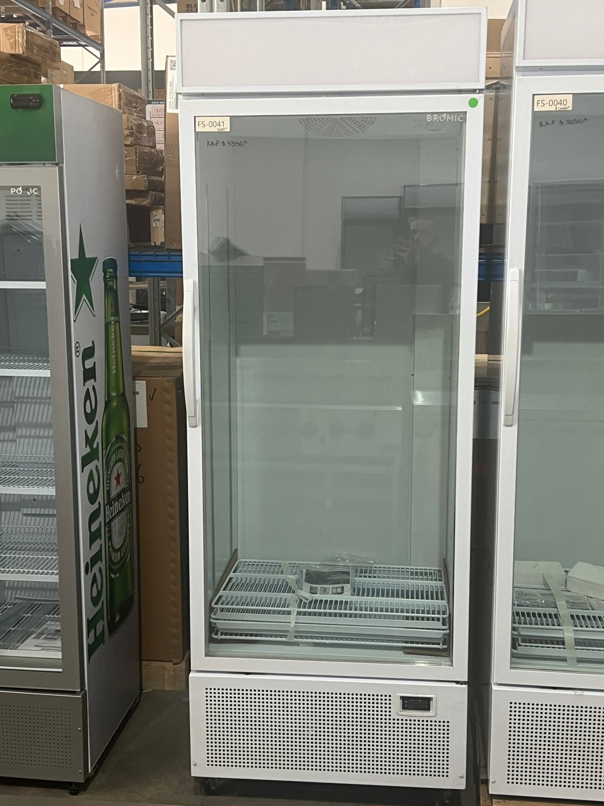 Bromic GM0690LW Upright Glass Door Fridge - Whisk Hospitality - 3PA-4290-FS-0041