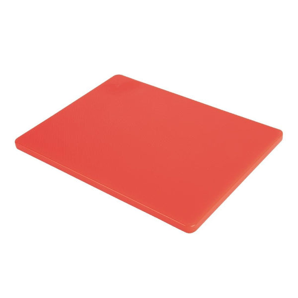 Hygiplas Low Density Chopping Board Red - 305x229x12mm GH794 - Whisk Hospitality - GH794