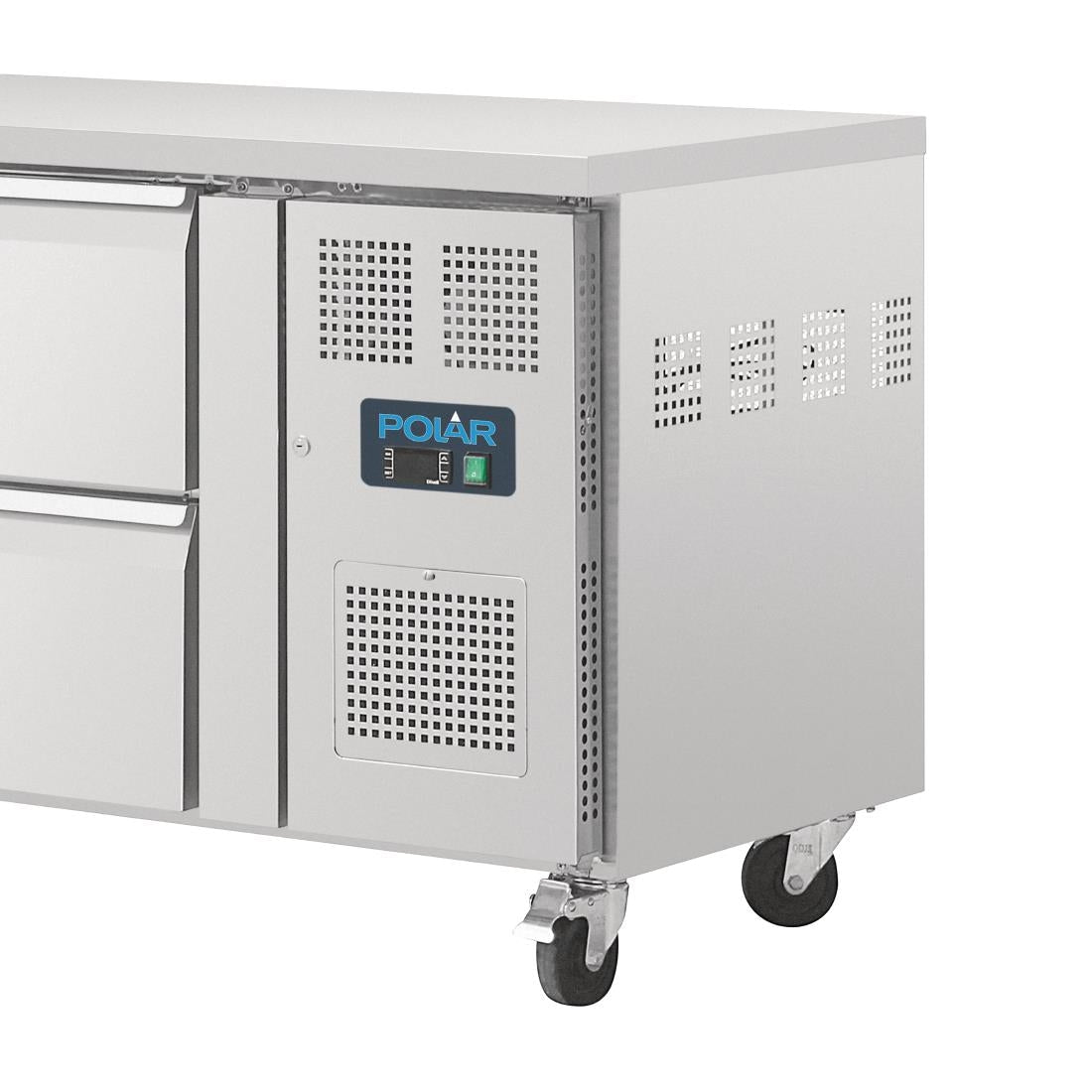 Polar U - Series Eight Drawer Gastronorm Counter Fridge DA549 - A - Whisk Hospitality - DA549-A